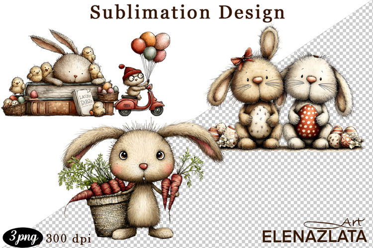 Spring animal clipart|Cute bunny, animals clipart