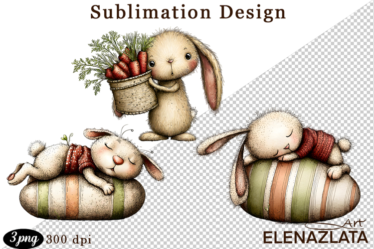 Spring animal clipart|Cute bunny, animals clipart