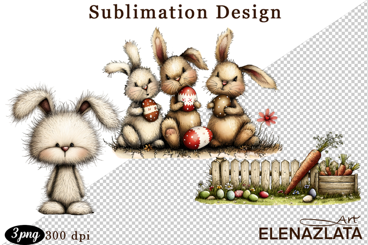 Spring animal clipart|Cute bunny, animals clipart