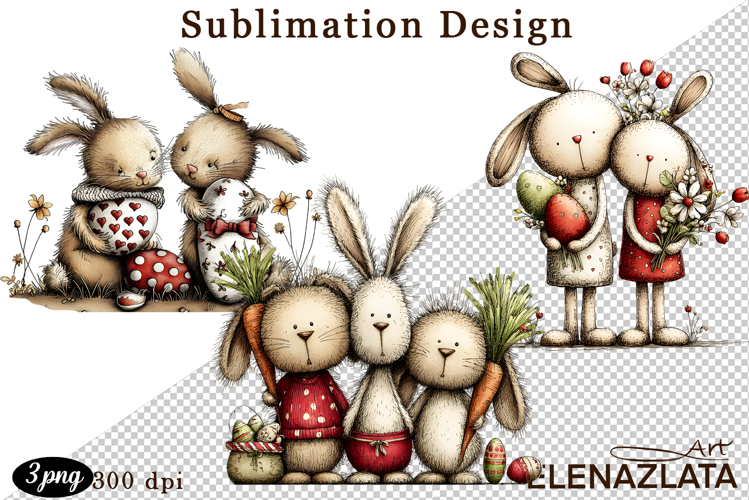 Spring animal clipart|Cute bunny, animals clipart