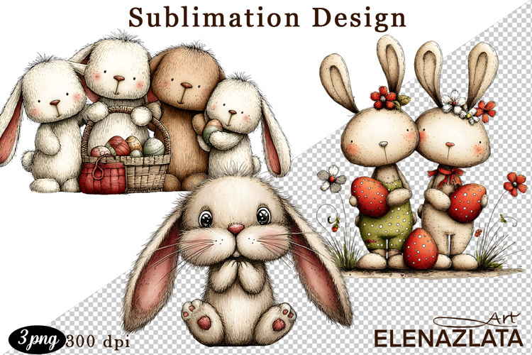 Spring animal clipart|Cute bunny, animals clipart