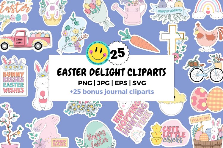Easter Delight Cliparts - PNG, JPG, EPS, SVG