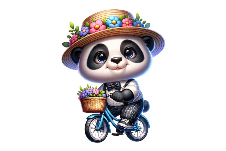 Cute Panda Clipart Image 2