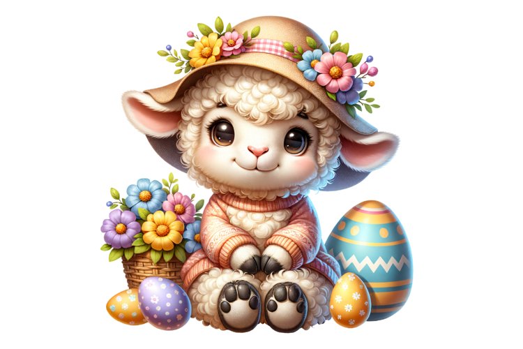 Sheep Clipart Image 16