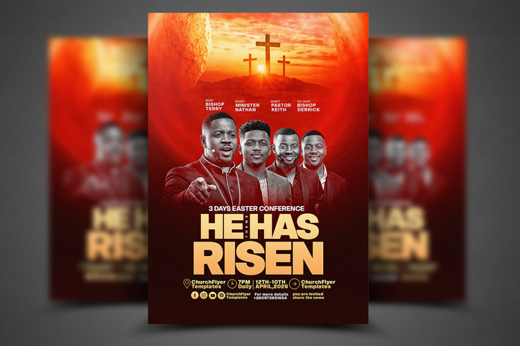 Easter Conference Flyer Template