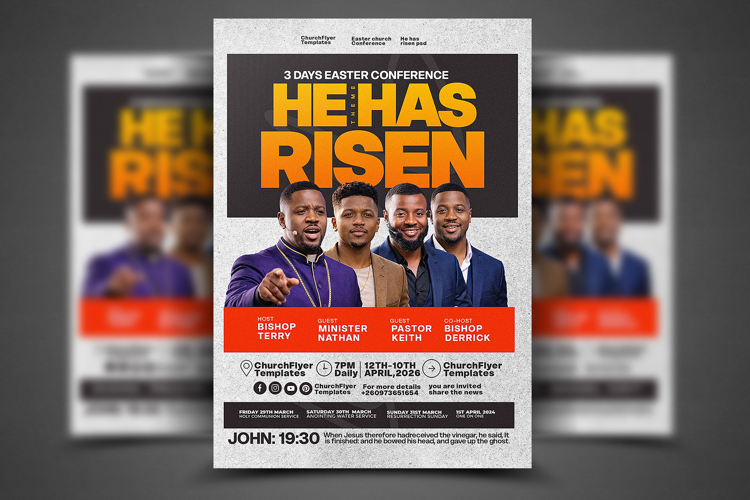 Easter Conference Poster Template