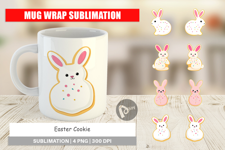 Mug Wrap Easter Cookie