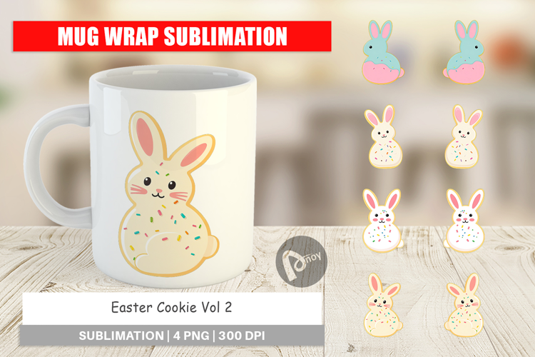 Mug Wrap Easter Cookie
