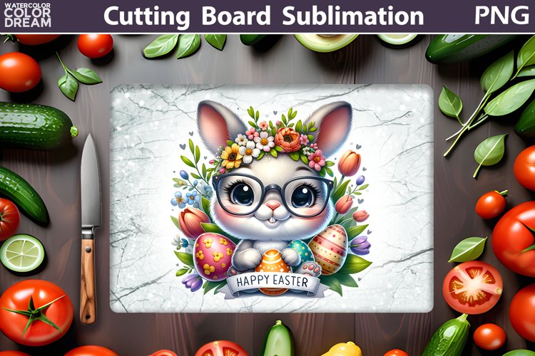 Easter Cutting Board | Easter Bunny Cutting Board