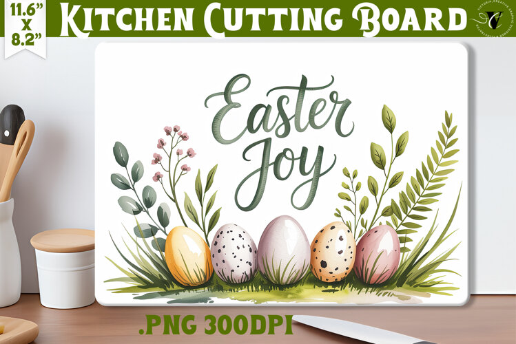 Coquette Easter Kitchen Cutting Board | Easter Joy design example image 1