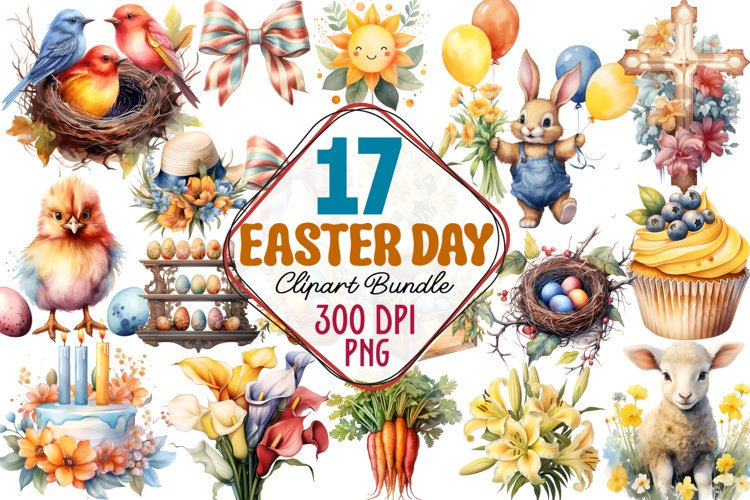 Easter Watercolor Clipart Image 22