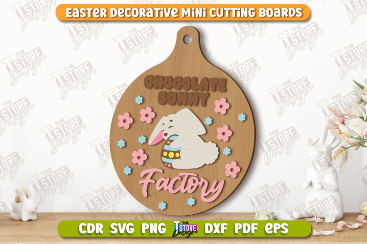 Decorative Easter Board | Decorative Mini Cutting Board |CNC