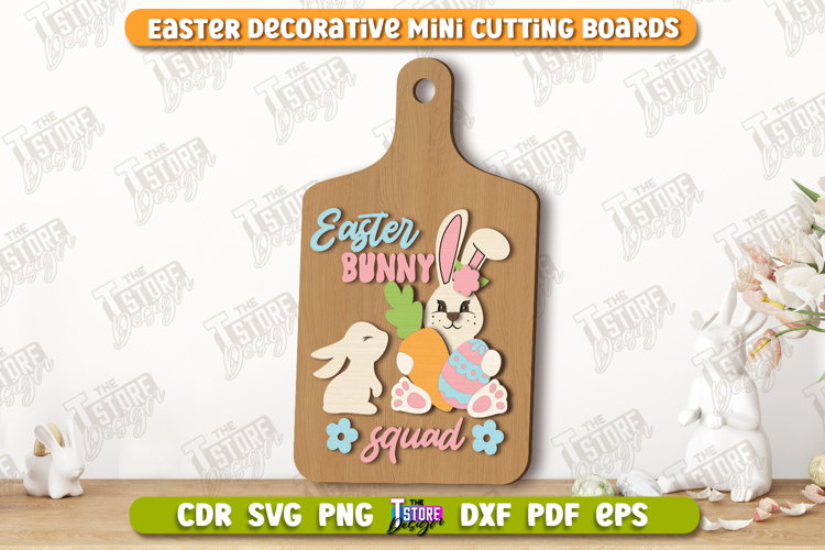 Decorative Easter Board | Decorative Mini Cutting Board |CNC