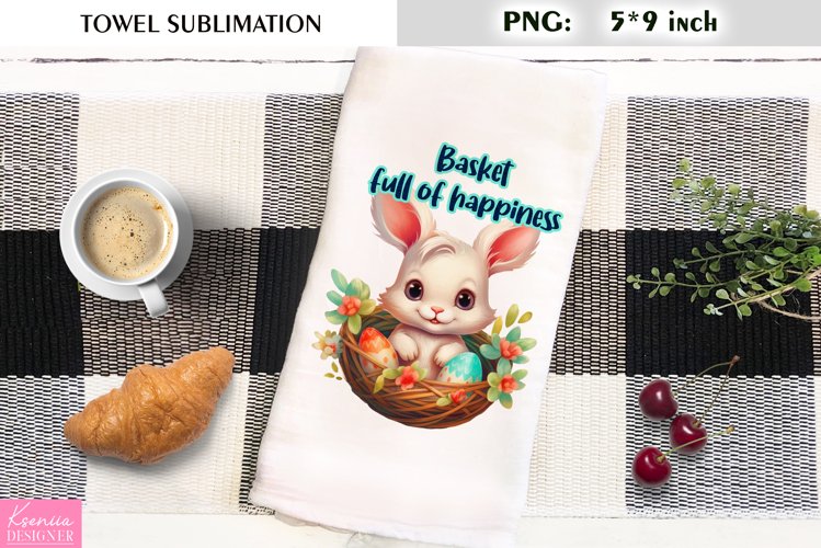 Funny Easter Quotes|Watercolor Kitchen Towel Sublimation