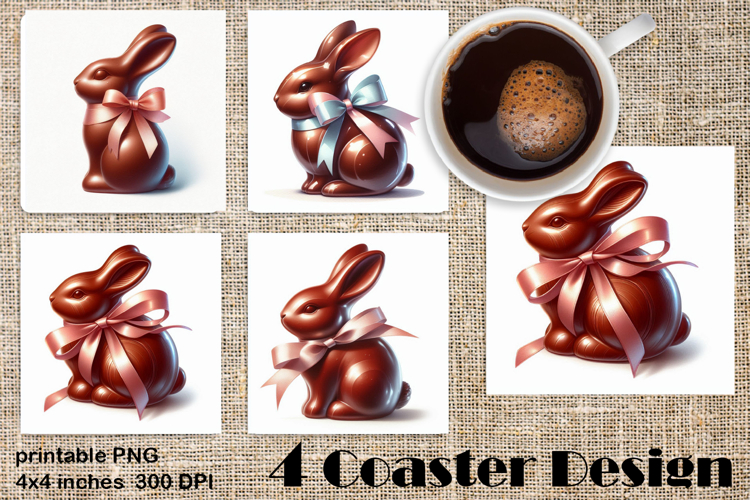 Ester food Coaster Design, sweet dessert PNG