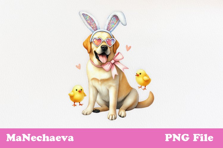 Labrador Clipart Image 3