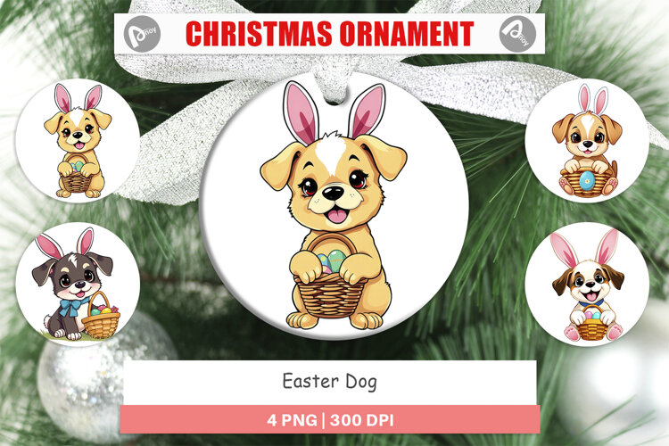 Ornament Easter Dog example image 1