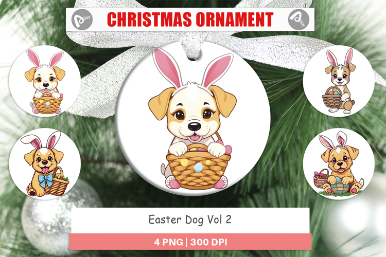 Ornament Easter Dog