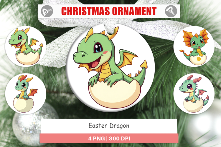 Ornament Easter Dragon