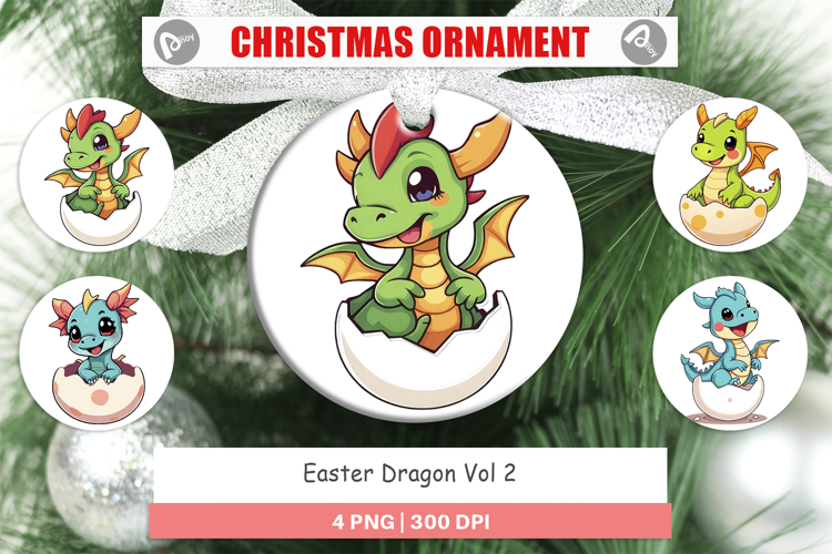 Ornament Easter Dragon