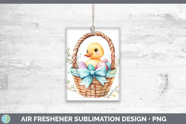 Easter Duck Air Freshener Sublimation Car Freshener Designs