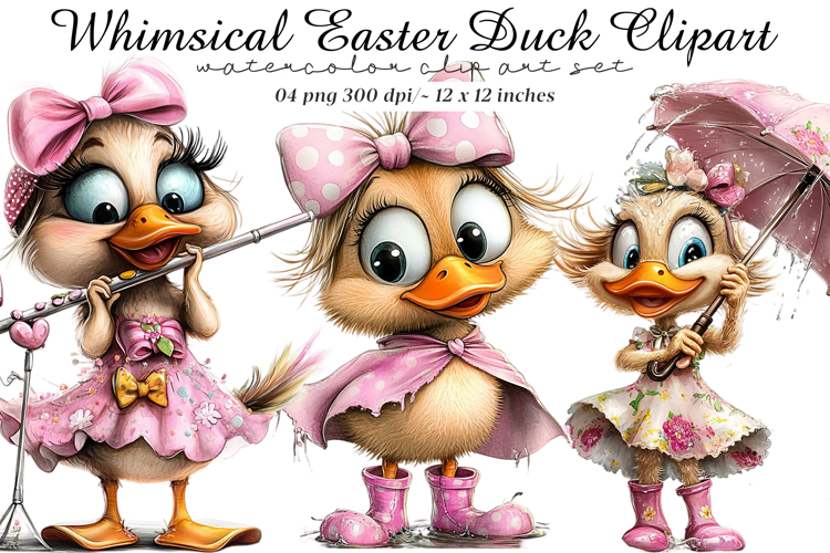 Easter Duck Clipart