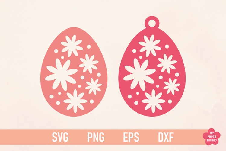 Easter Egg Ornament Svg Laser Cut Files