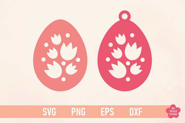 Easter Egg Ornament Svg Laser Cut Files