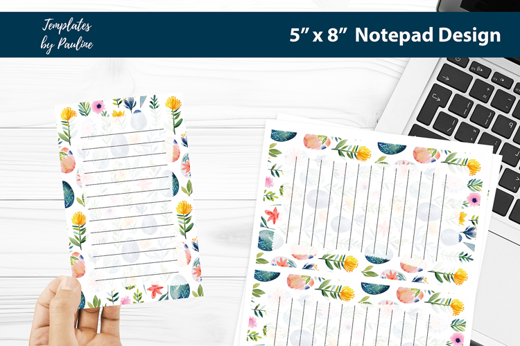 Easter egg printable notepad template, Digital memo pad