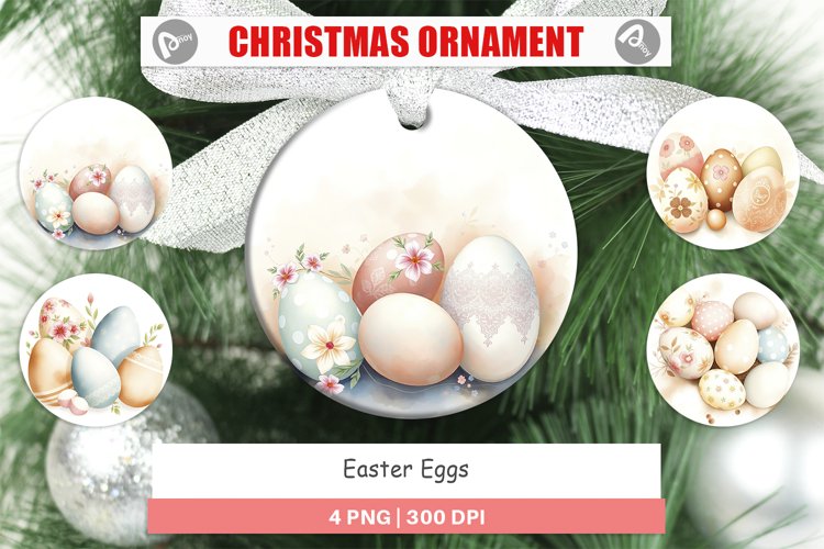 Christmas Ornaments Easter Eggs example image 1