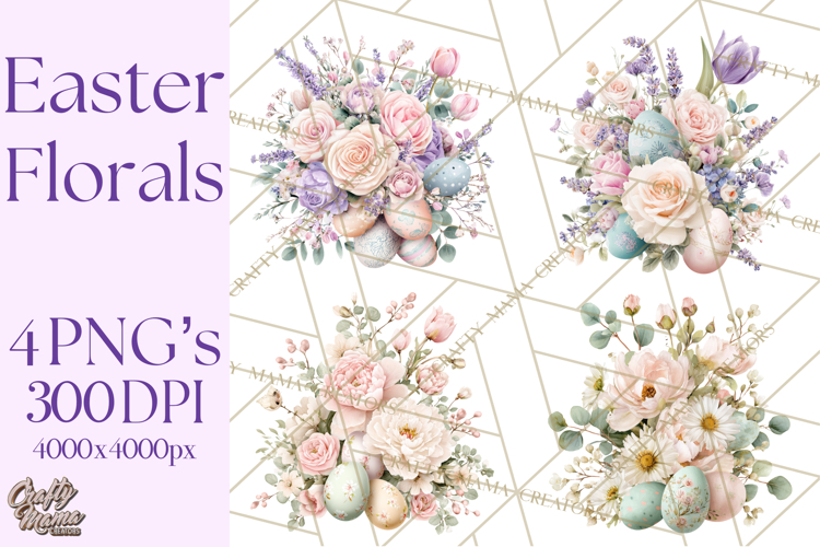 Easter Flowers Clipart Image 2