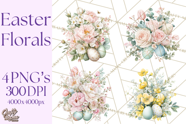 Easter Flowers Clipart Image 3