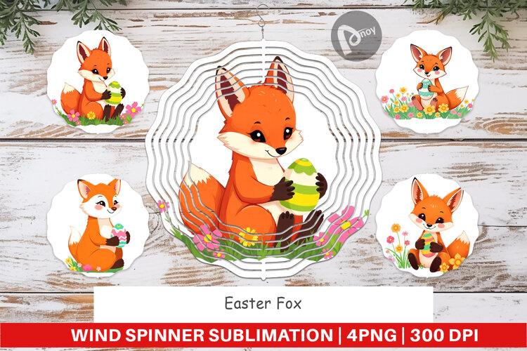 Wind Spinner Easter Fox example image 1