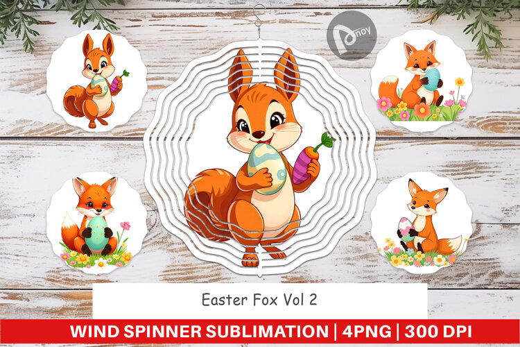 Wind Spinner Easter Fox example image 1
