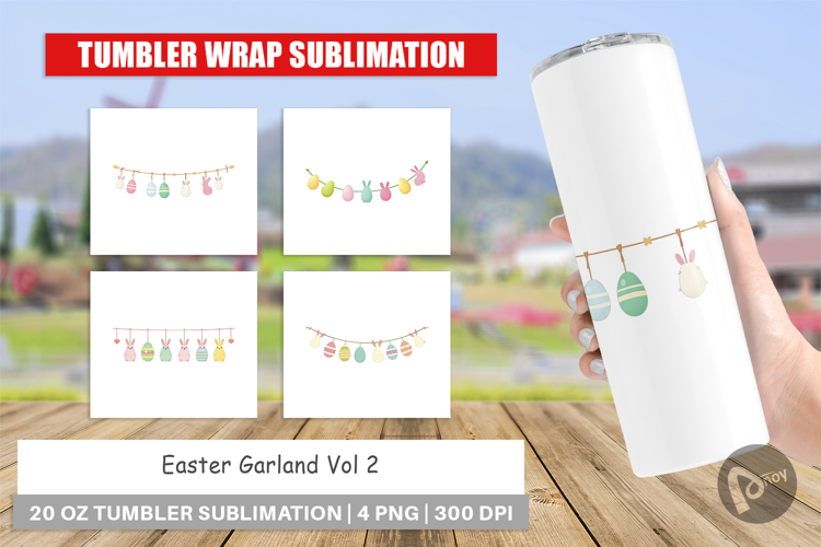Tumbler Easter Garland