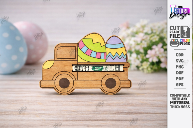 Easter Money Holder Laser Cut | Spring Gift Tag | Holiday