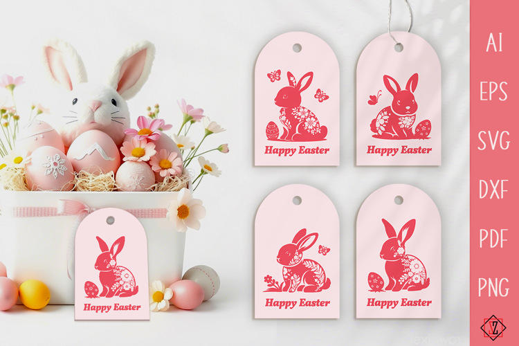 Easter gift tags | Easter templates | Easter labels