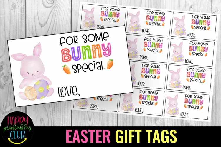 For Some Bunny Special Easter Gift Tags I Easter Favor Label