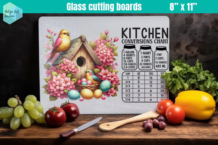 Pink Easter Glass Cutting Boards Kitchen Conversion