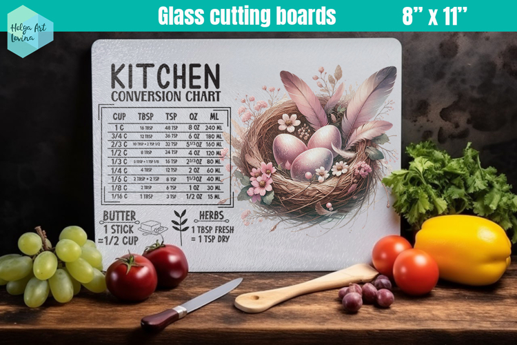 Pink Easter Glass Cutting Boards Kitchen Conversion