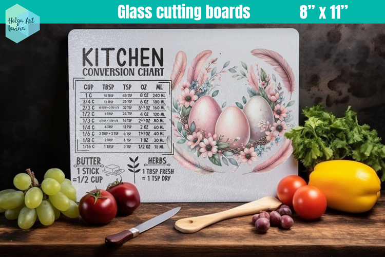 Pink Easter Glass Cutting Boards Kitchen Conversion