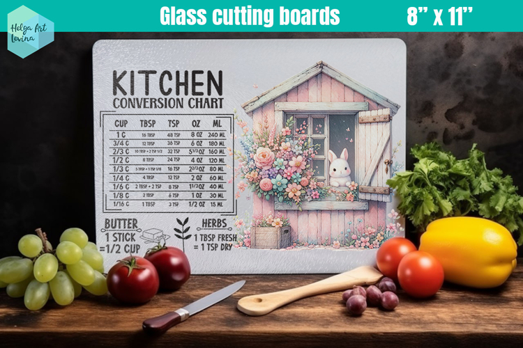 Pink Easter Glass Cutting Boards Kitchen Conversion