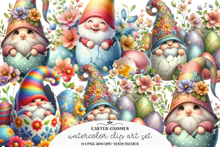 Easter gnome clipart - Easter gnome png