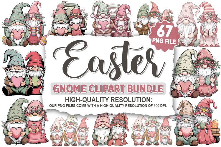 Easter Gnome Clipart Image 16