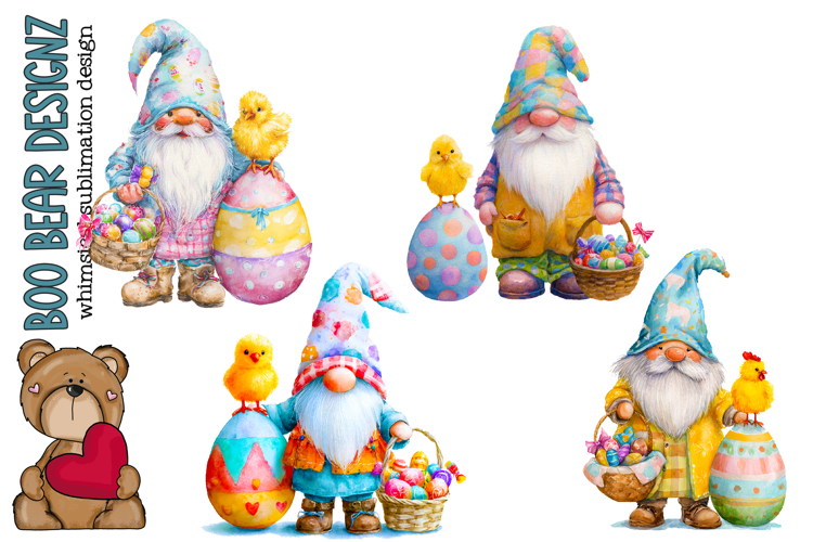 Easter Gnome Clipart