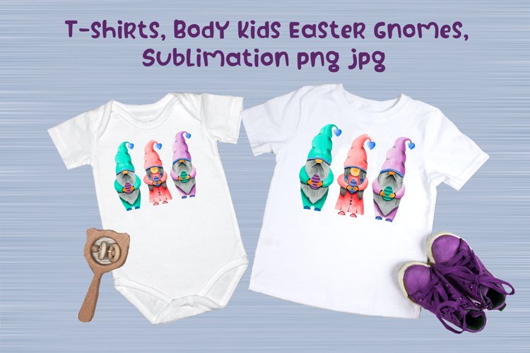 Easter Gnomes kids sublimation 