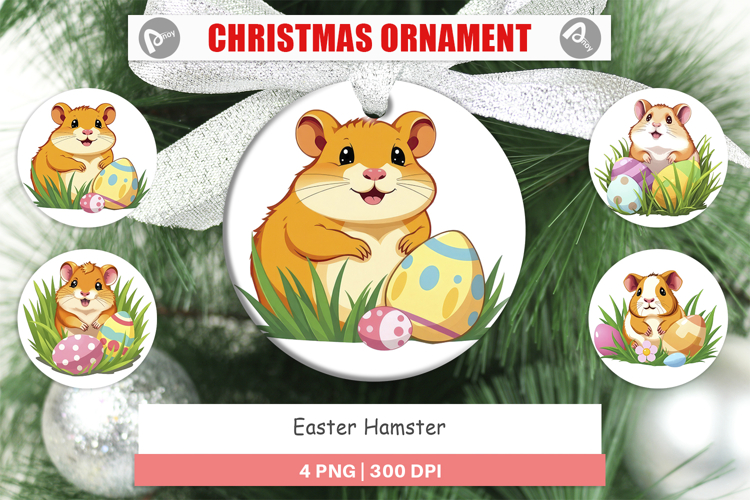Ornament Easter Hamster