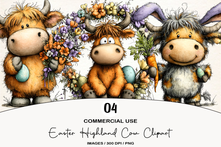 Highland Cow Clipart Image 24
