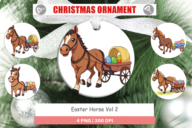 Ornament Easter Horse