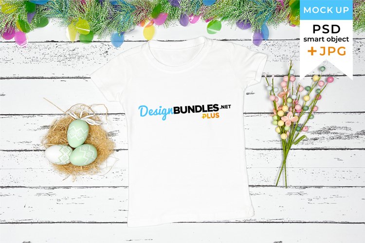 White Tshirt Mockup Image 5